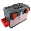 Supply Wise durable plastic tool chest 29 compartments similar to the Game portable durable grey-red plastic tool chest with 29 compartments.