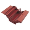 Supply Wise steel 4-tray cantilever toolbox similar to the Leroy Merlin red steel 4-tray cantilever toolbox with full carry handle.