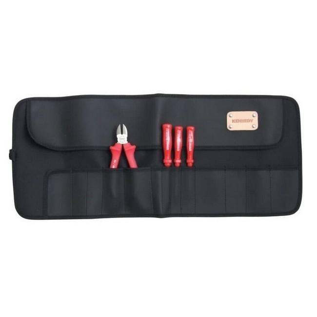 Supplywise waterproof PVC tool roll 14 pockets similar to the Adendorff black waterproof pvc tool roll with 14 pockets, 65 x 27 cm