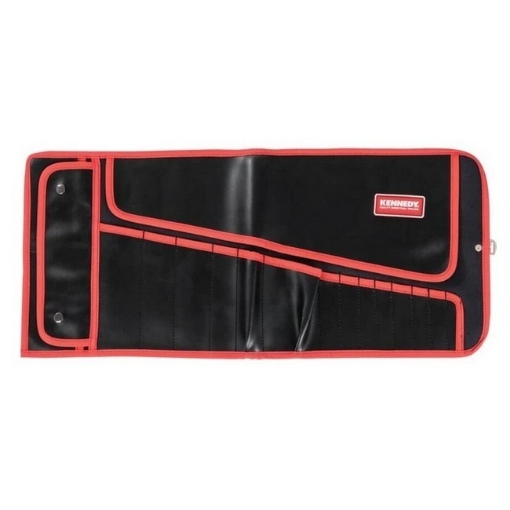 Supplywise waterproof PVC tool roll 14 pockets similar to the Caslad waterproof red and black pvc tool roll with 14 pockets.