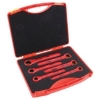 Supplywise insulated ratchet ring spanner set 1000 V similar to the Chamberlains 6-piece insulated ratchet ring spanner set with 1000 v protection
