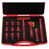 Supply Wise 1000V insulated reversible ratchet set for electricians similar to the Game 1000v insulated reversible ratchet tool set in red case.