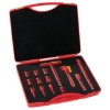 Supplywise 1000V insulated reversible ratchet set for electricians similar to the Game 1000v insulated reversible ratchet tool set in red case.