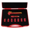 Supply Wise VDE insulated reversible ratchet set 1000 V similar to the Sa Ladder red 9-piece 1000 v insulated reversible ratchet set in case