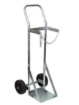 Supplywise steel trolley similar to the Mica industrial steel trolley for transporting single gas cylinders.