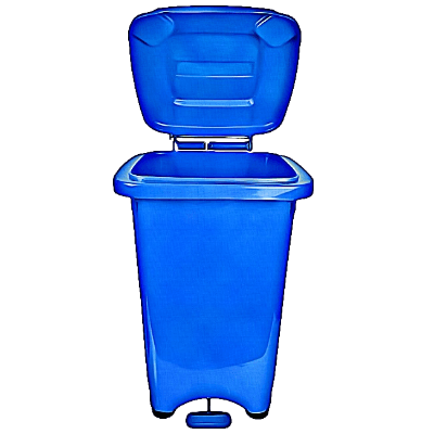 Plastic litter bins